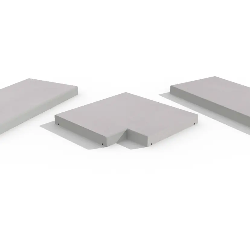 Contemporary Grey Sawn Sandstone Pencil Round Coping Stones gallery 2