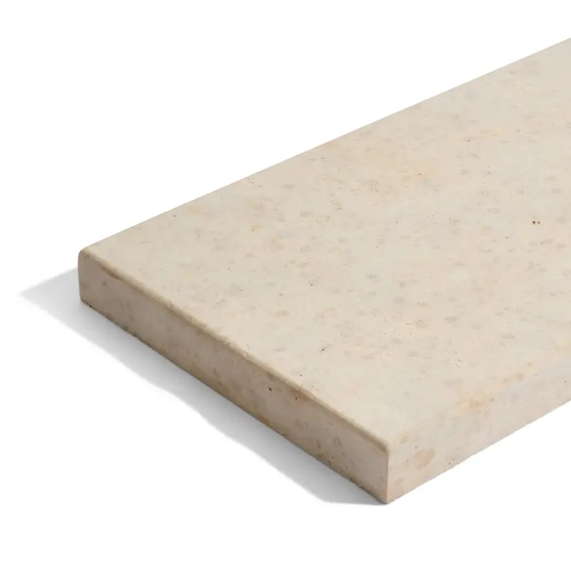 Pre Sealed Jura Beige Sawn Limestone Pencil Round Coping Stones