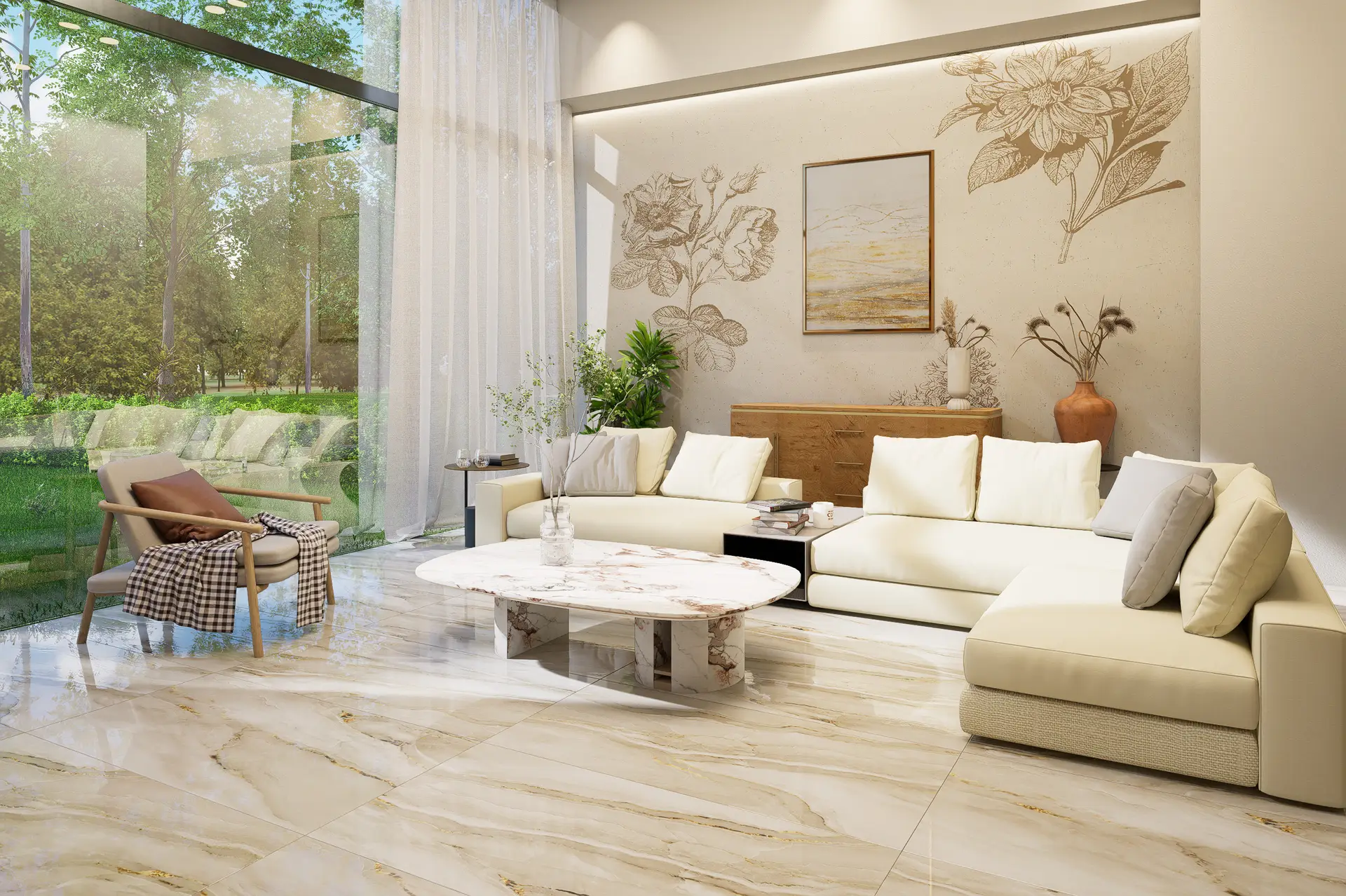 Kensington Gold Indoor Tile thumbnail 6