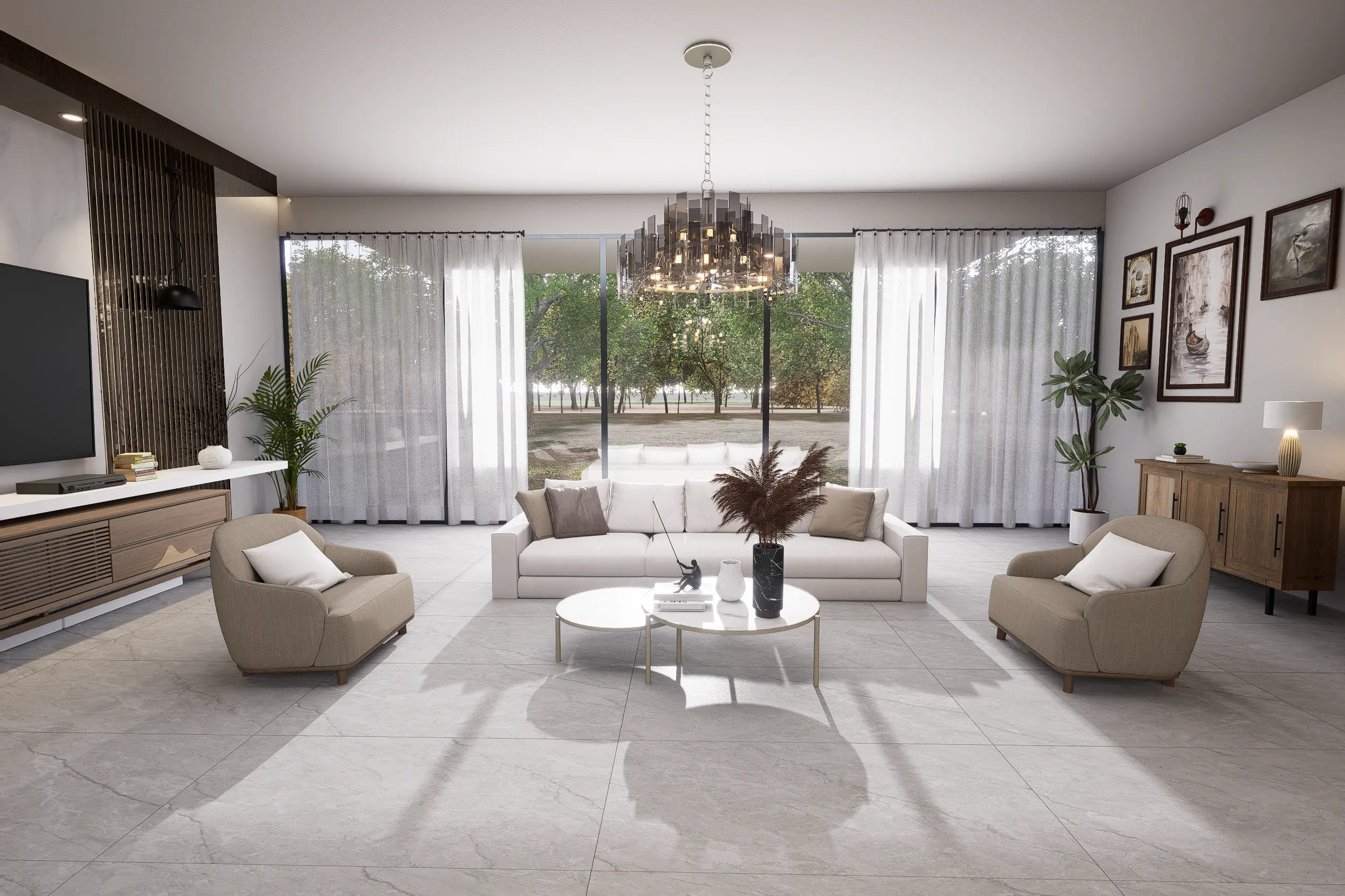 Opel Grey Indoor Tile thumbnail 5