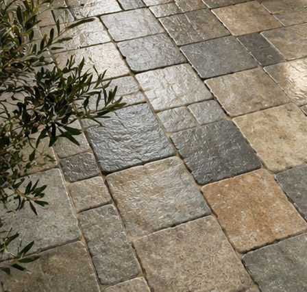Rusty Stone Tumbled Porcelain Pavers gallery 3