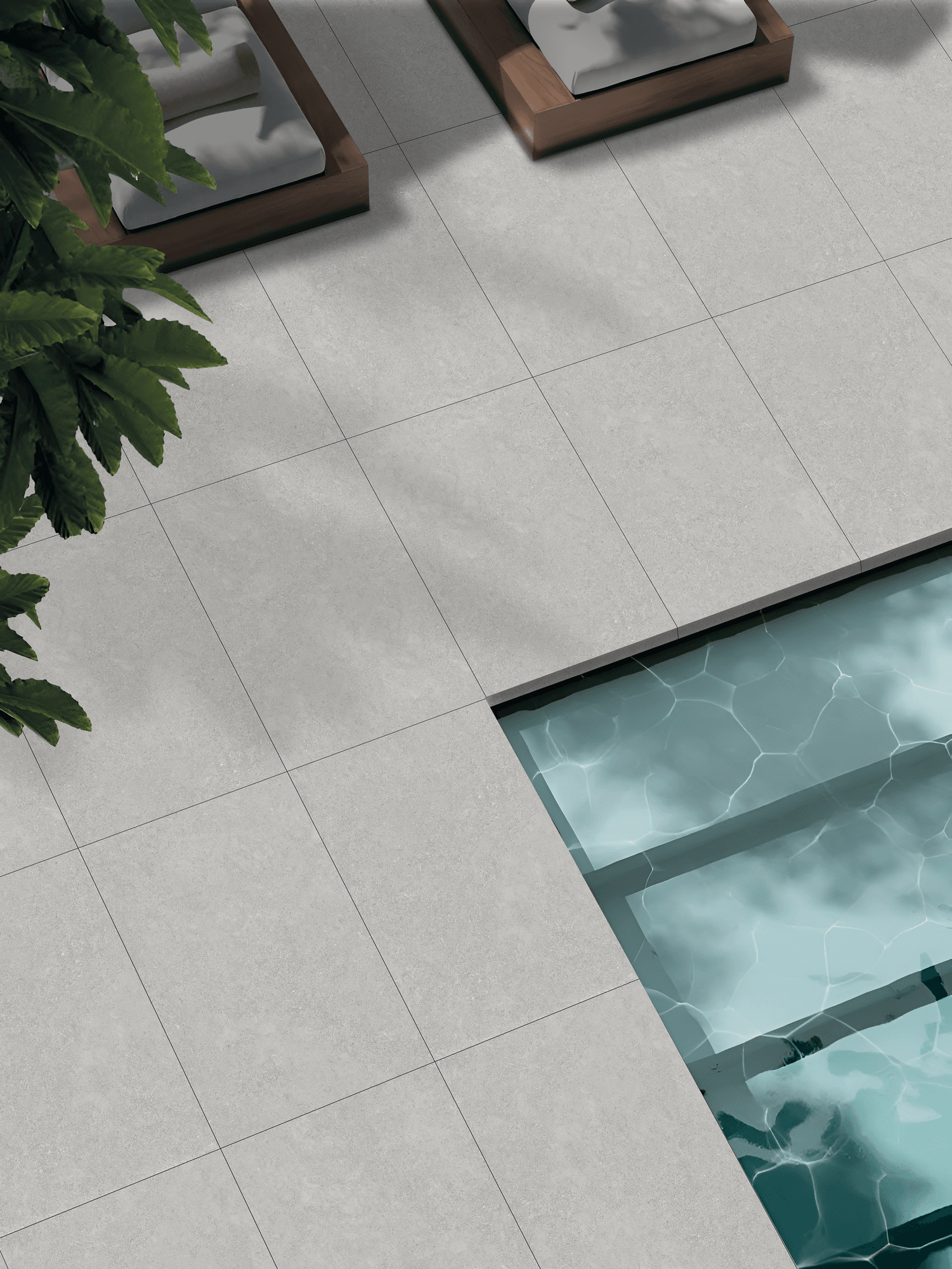 Portico Silver Porcelain Paving