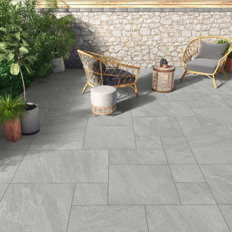 Kandla Grey Porcelain Paving gallery 2