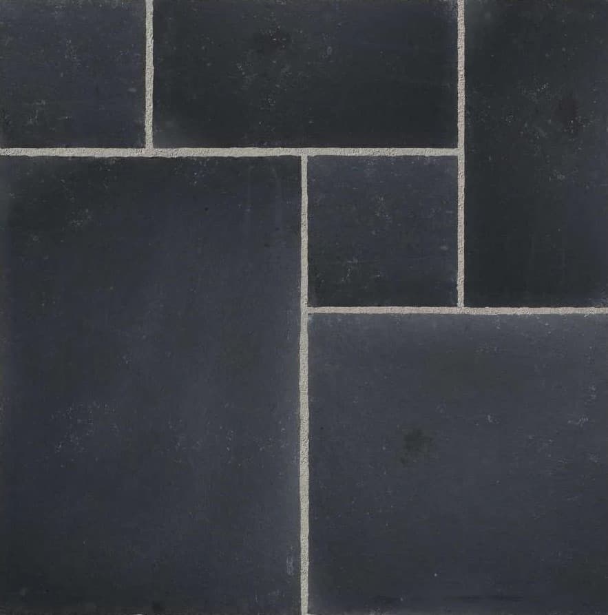 Kota Black Limestone Paving gallery 2