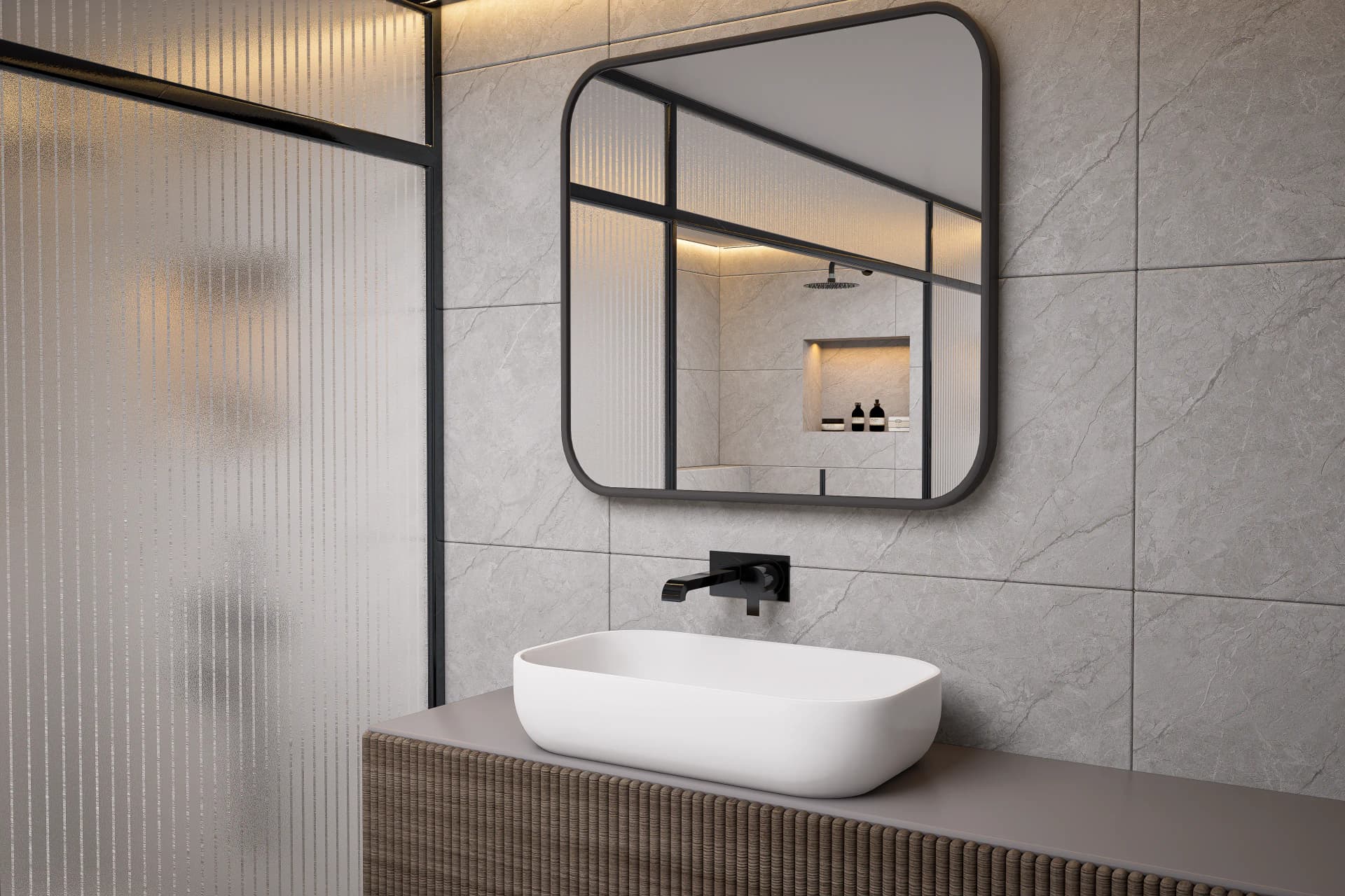 Opel Grey Indoor Tile gallery 3