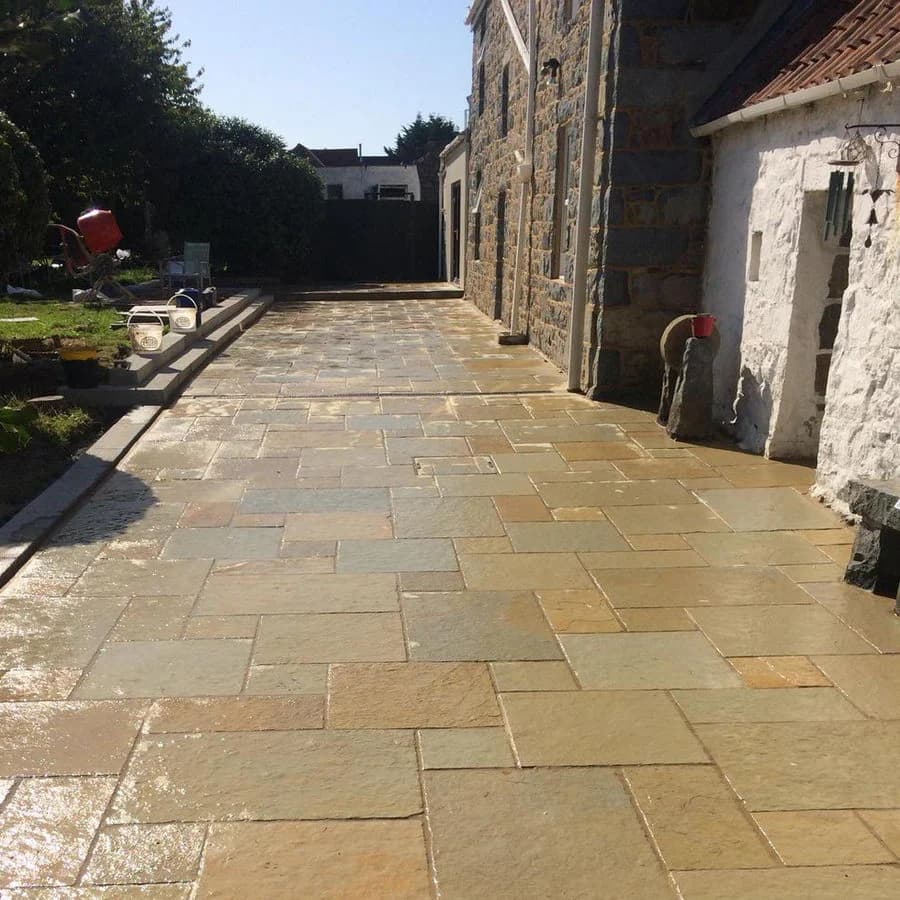 Tandur Yellow Limestone Paving