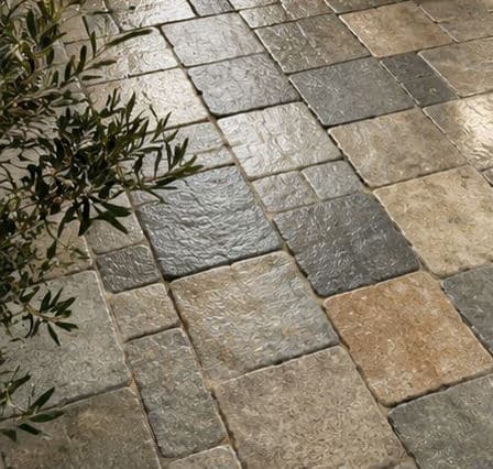 Rusty Stone Tumbled Porcelain Pavers gallery 3