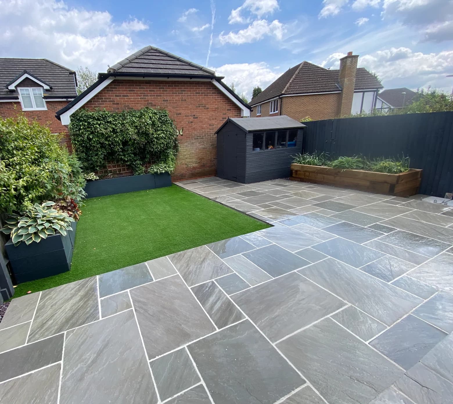 Kandla Grey Sandstone Paving thumbnail 5