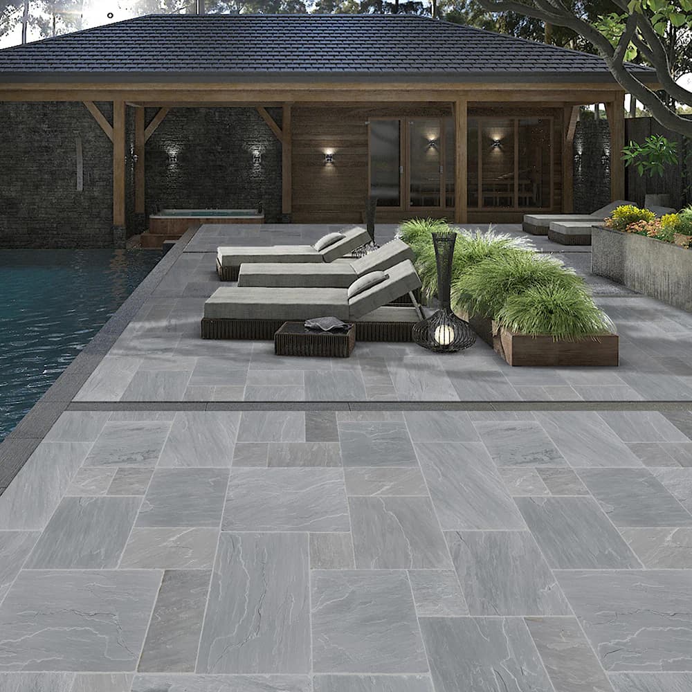 Kandla Grey Sandstone Paving thumbnail 1