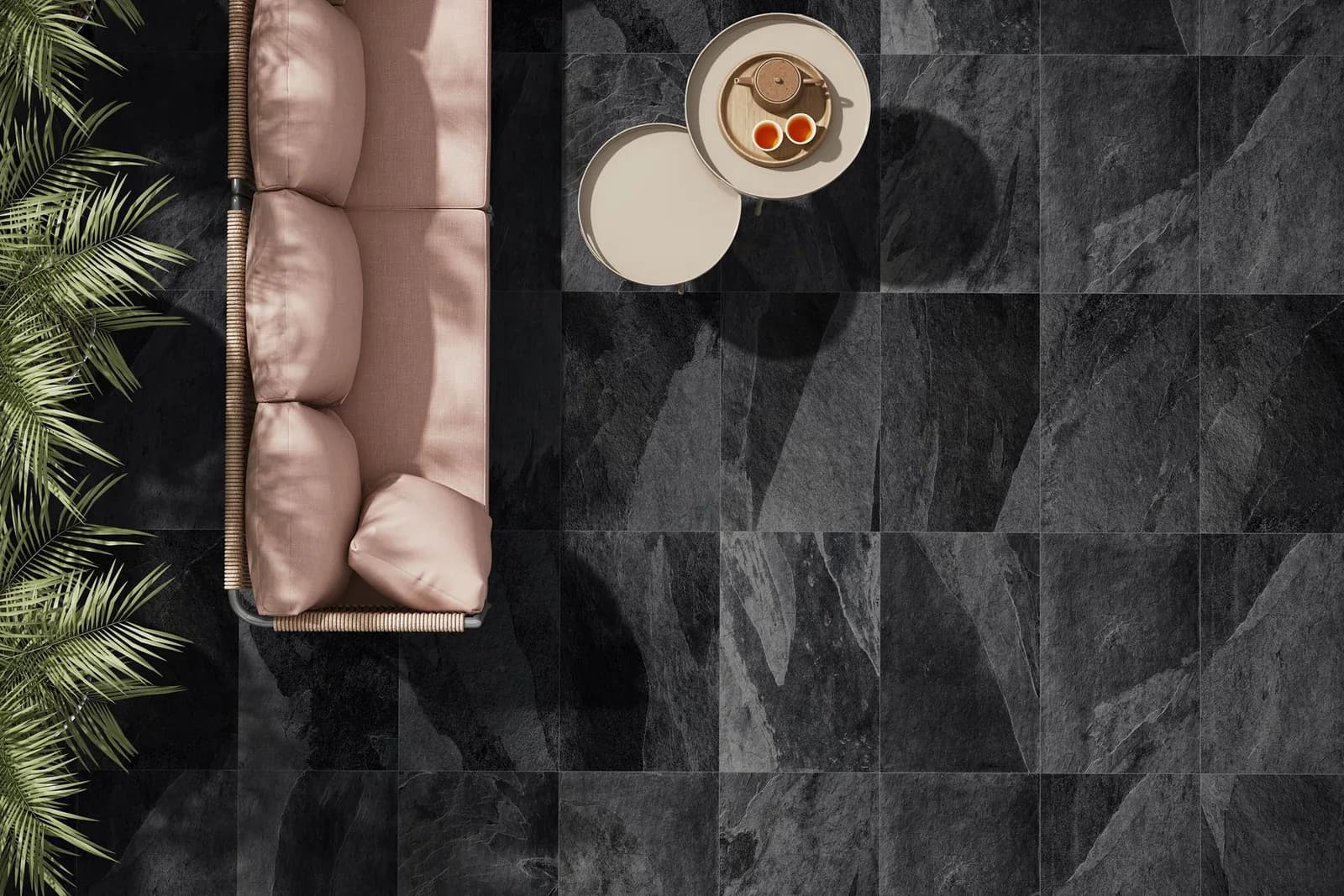 Brazilian Black Porcelain Paving thumbnail 1