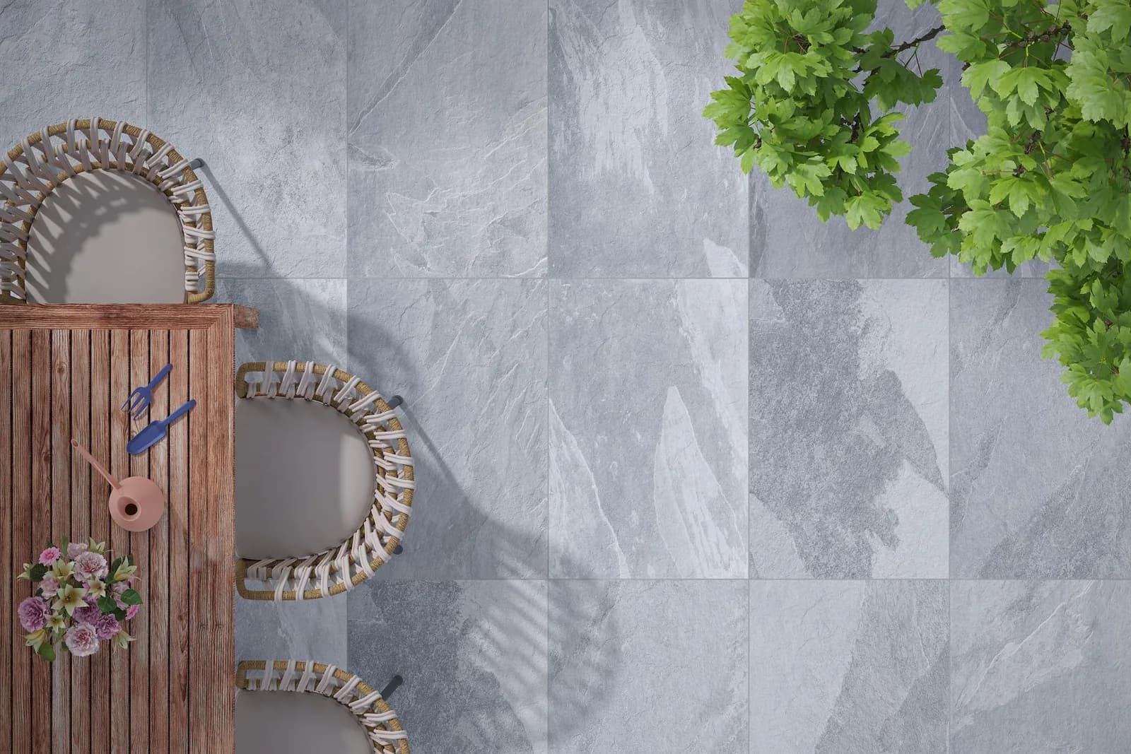Brazilian Grey Porcelain Paving thumbnail 1