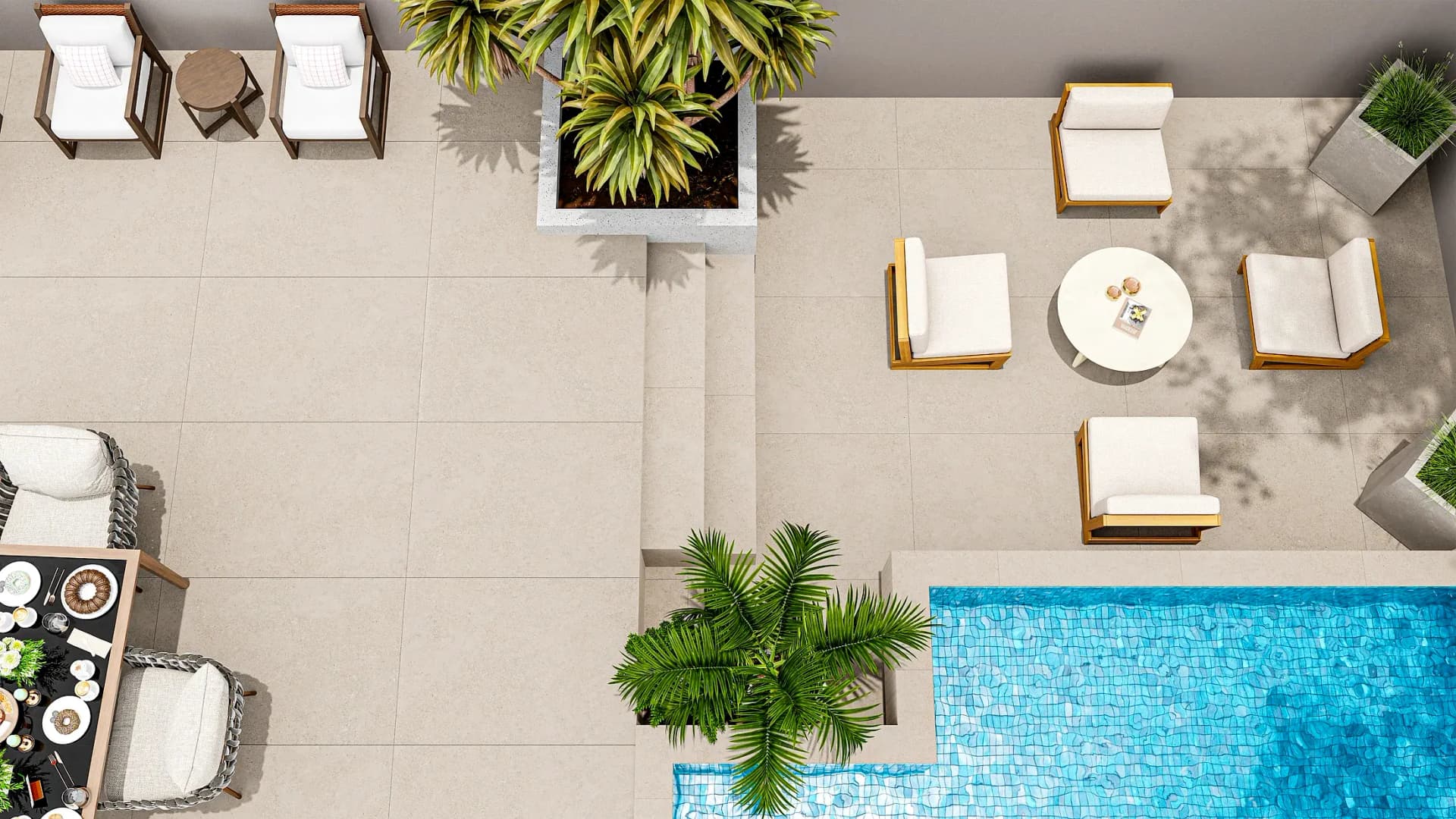 Portico Taupe Porcelain Paving gallery 2