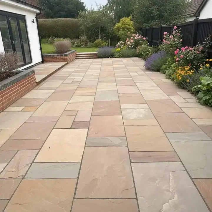 Autumn Brown Sandstone Paving thumbnail 7