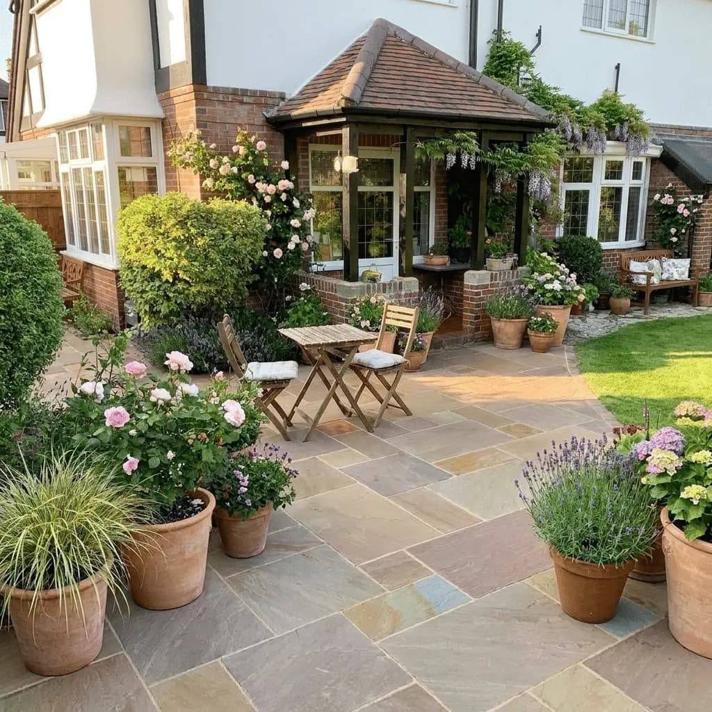 Autumn Brown Sandstone Paving thumbnail 2