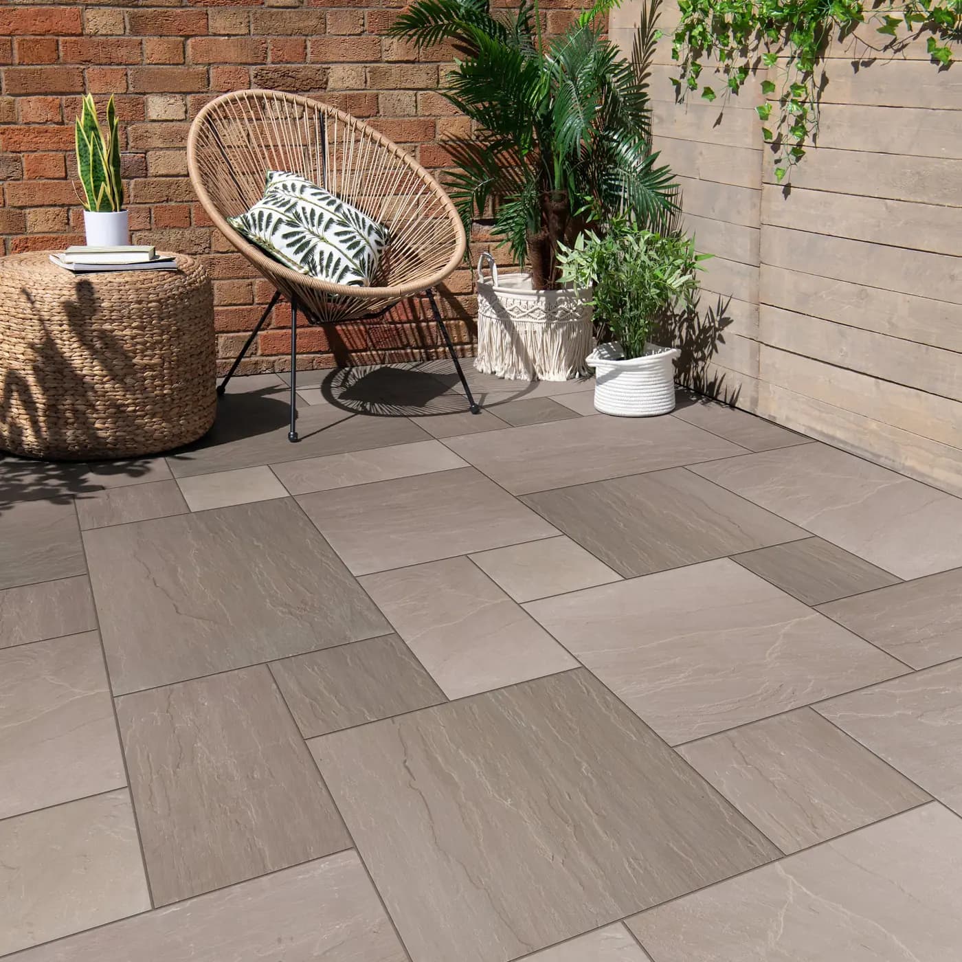 Autumn Brown Sandstone Paving thumbnail 6