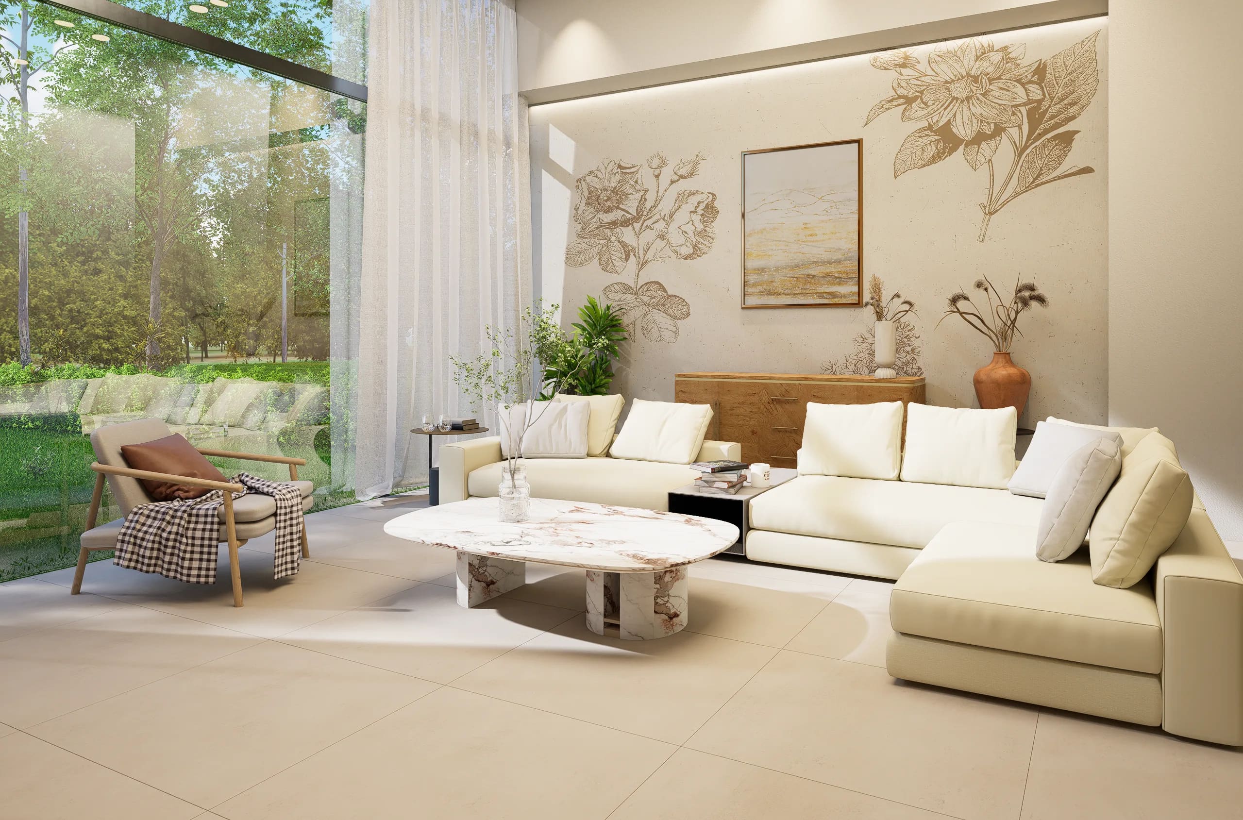Foder White Indoor Tile thumbnail 2