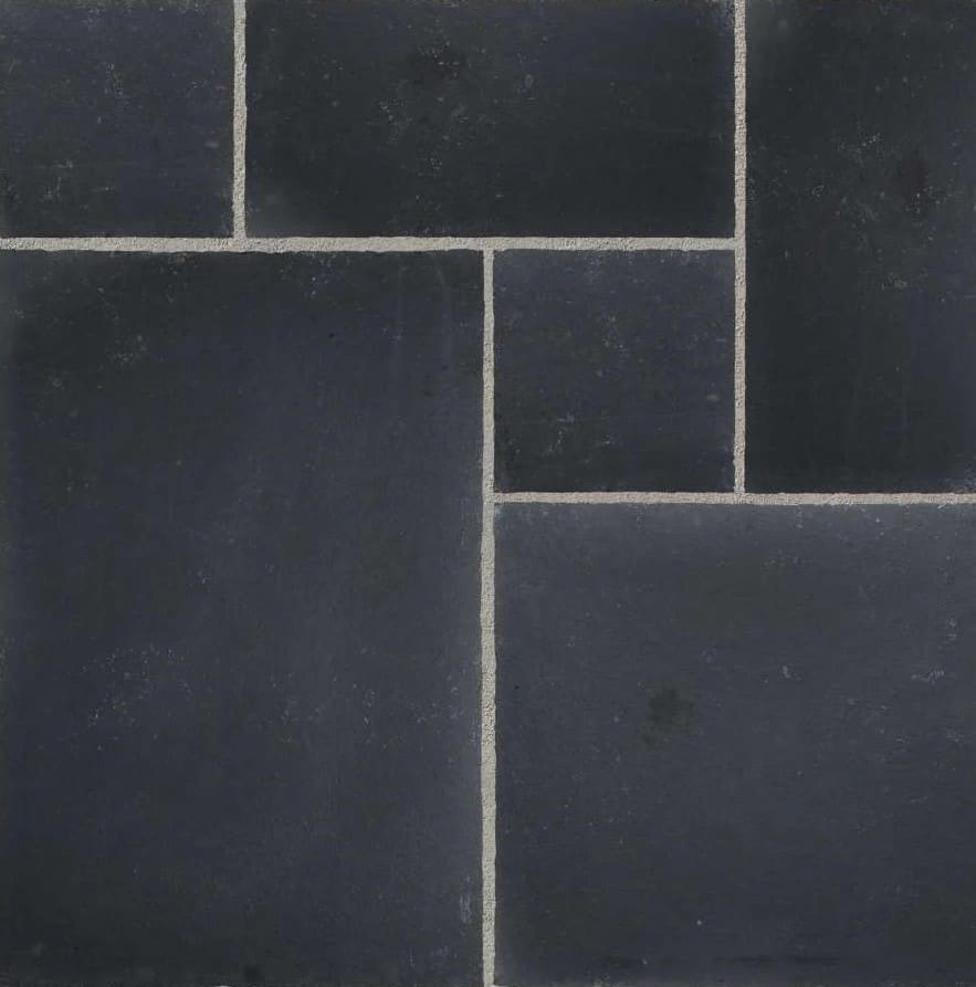 Kota Black Limestone Paving thumbnail 2