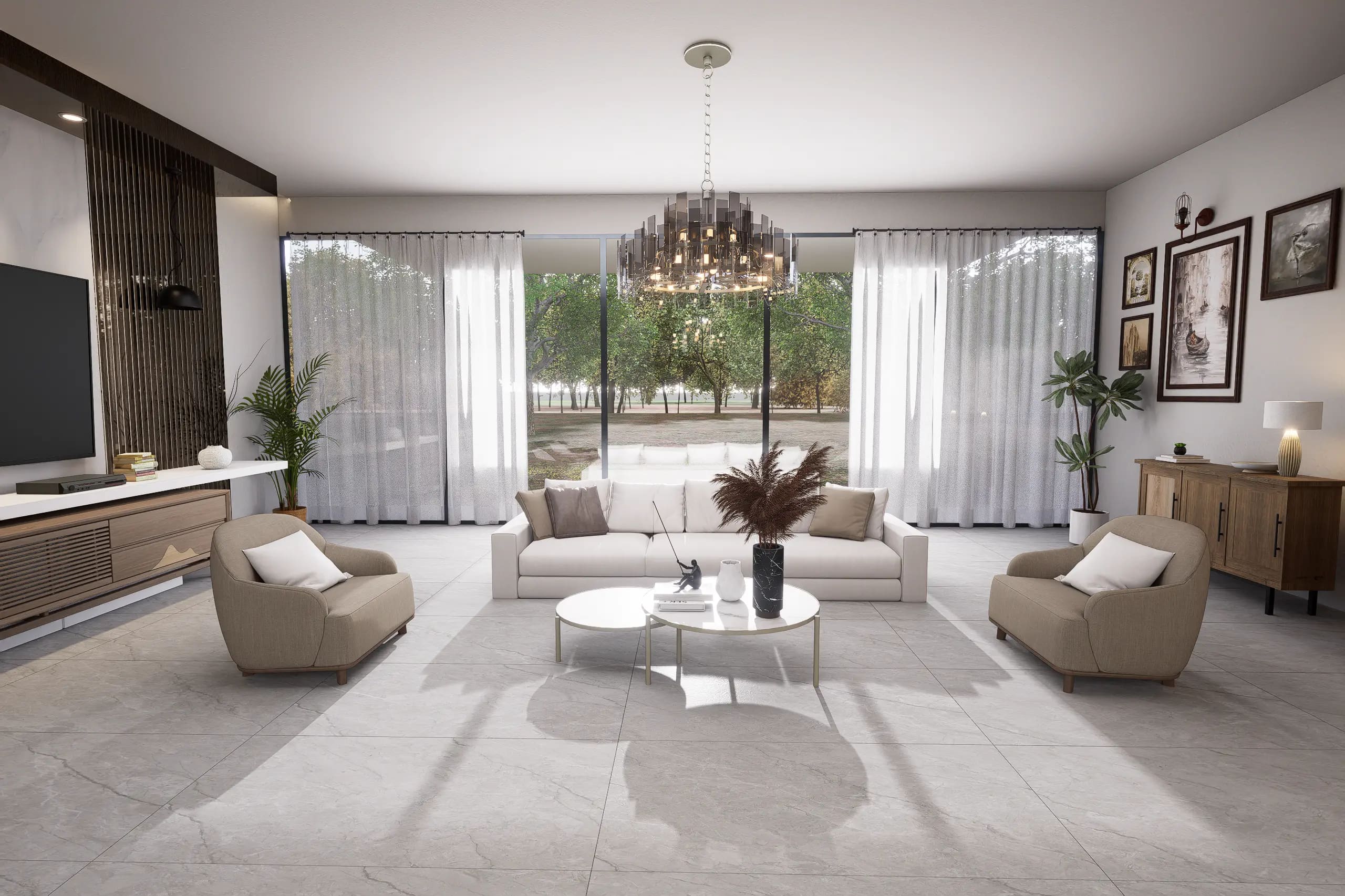 Opel Grey Indoor Tile thumbnail 5