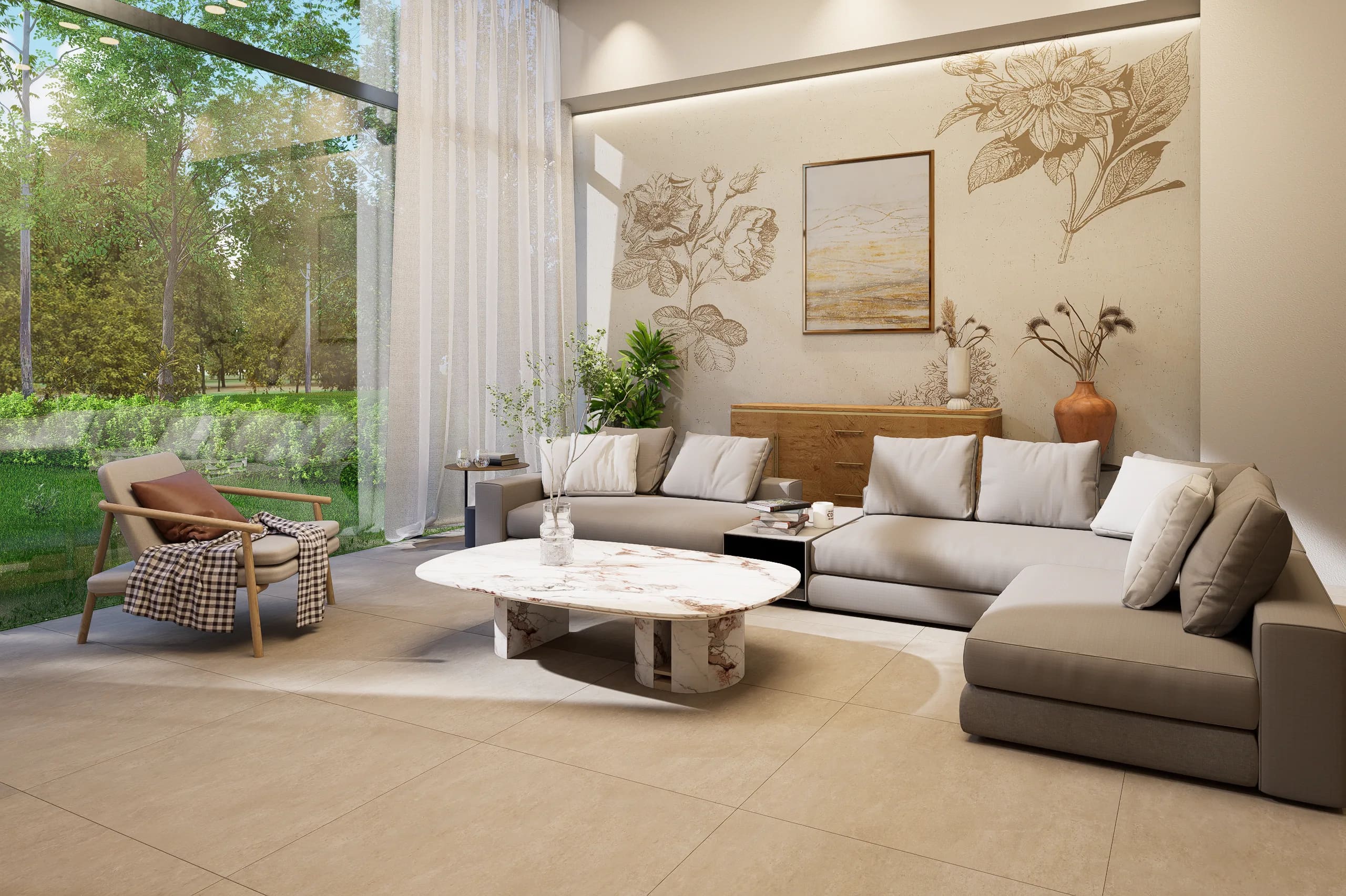 Cement Fog Indoor Tile thumbnail 3