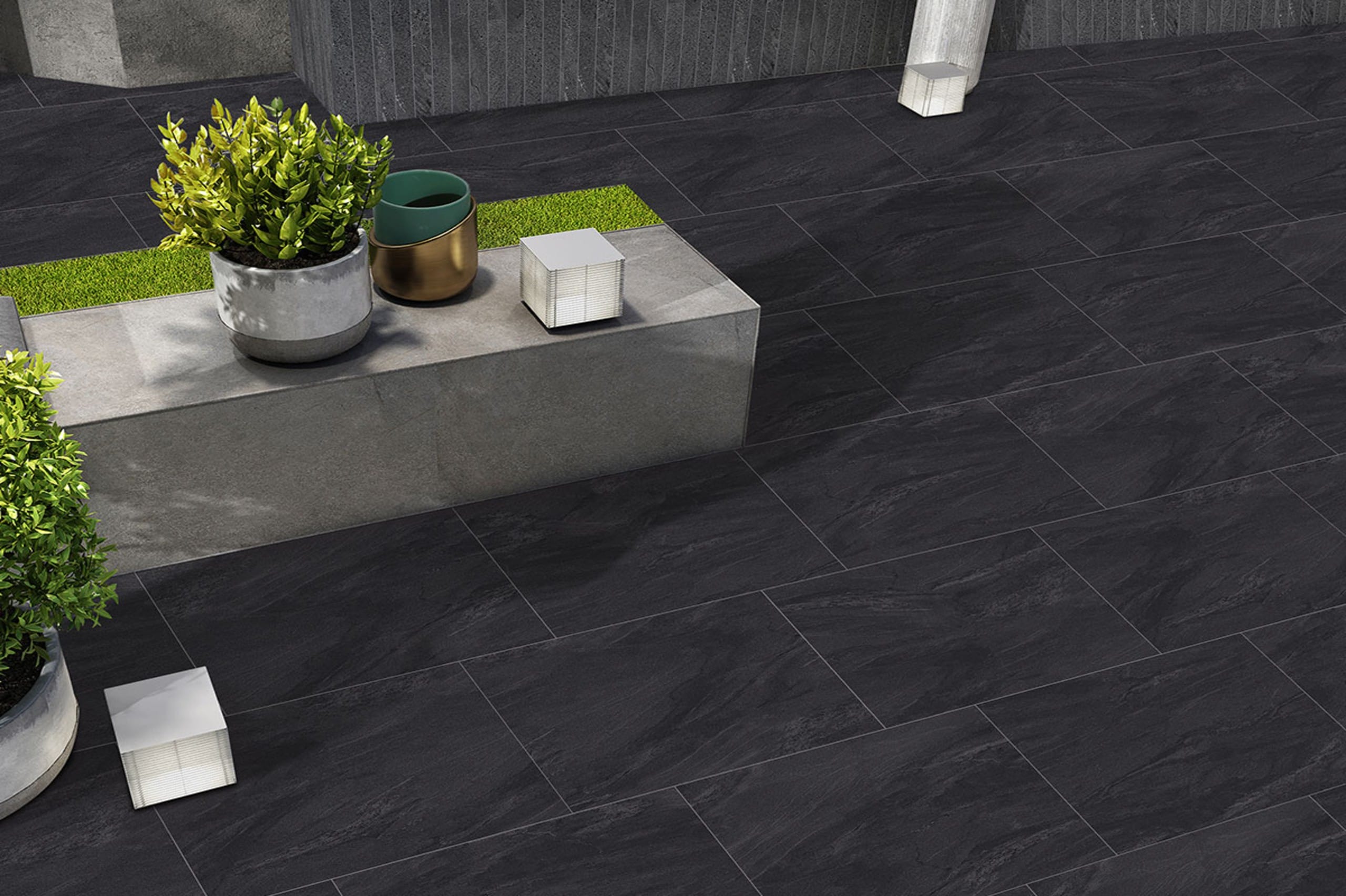 County Anthracite Porcelain