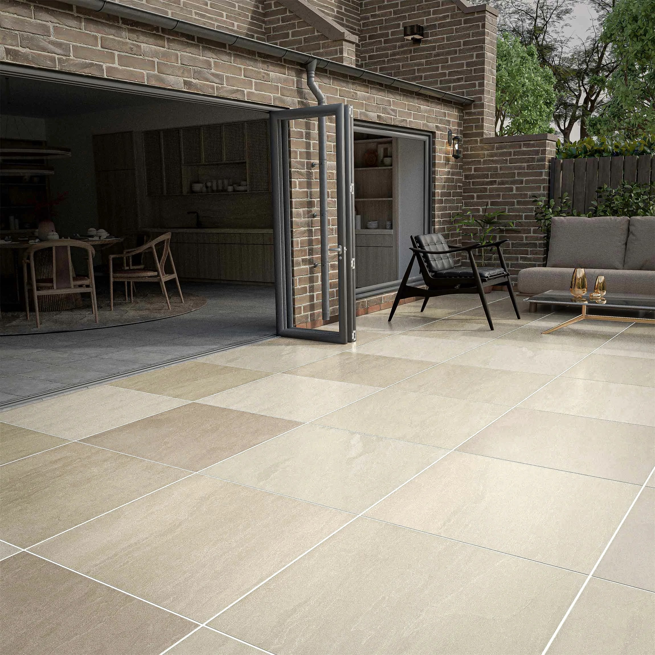 Raj Green Stone Paving gallery 2