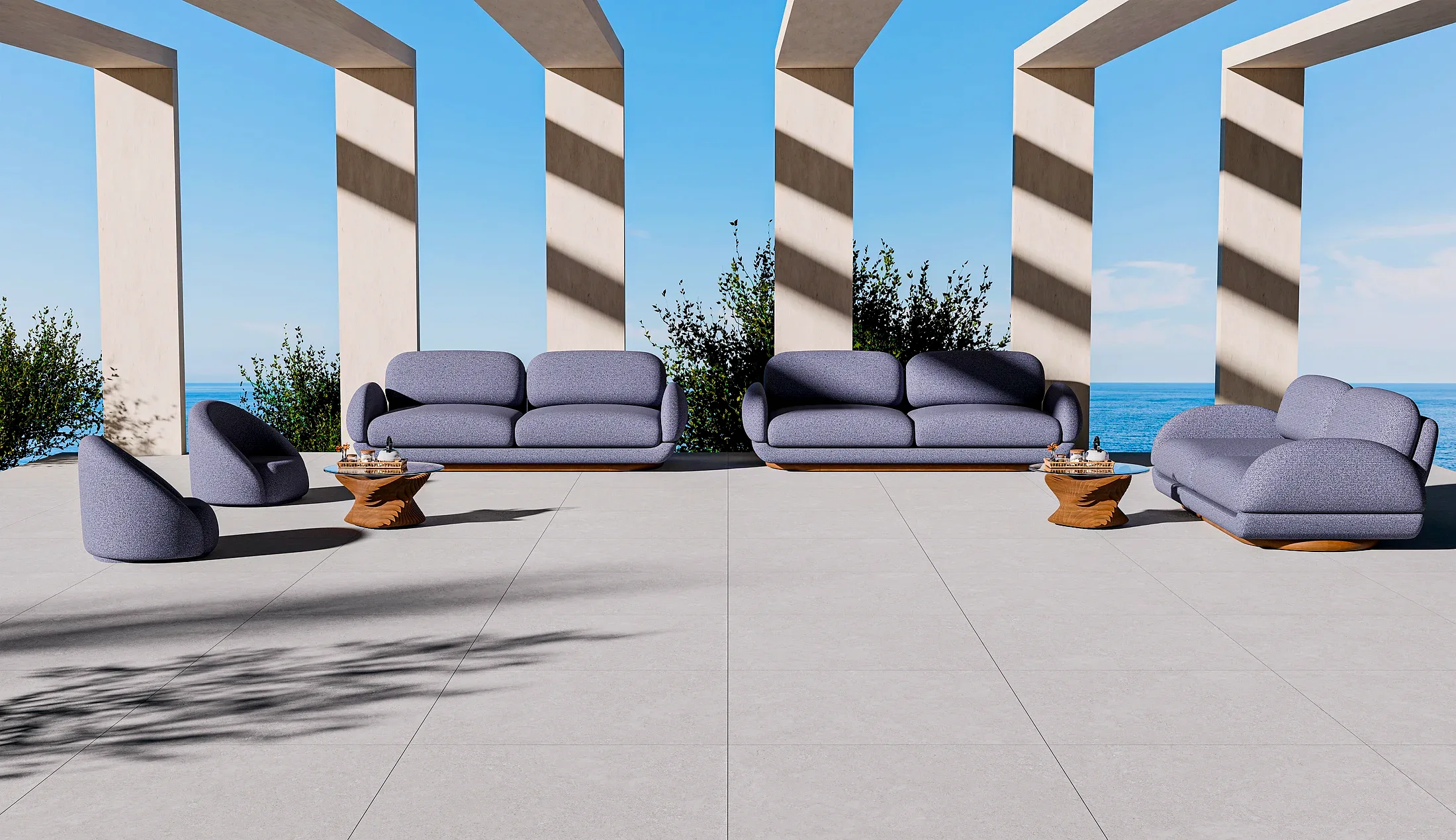 Portico Silver Porcelain Paving gallery 2