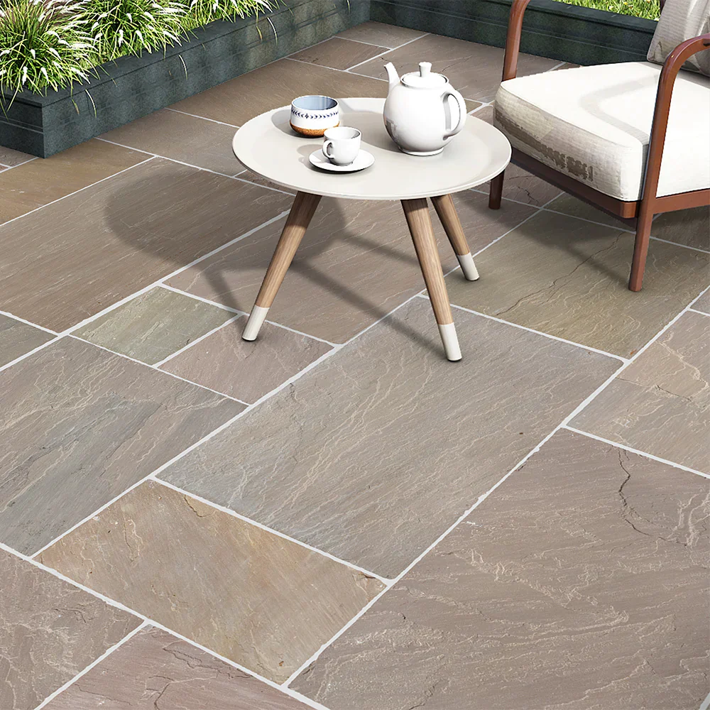 Raj Green Sandstone Paving