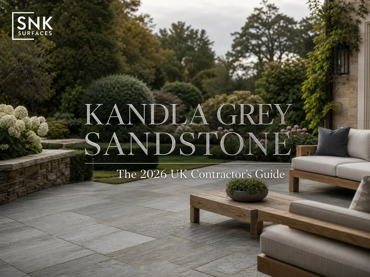 Kandla Grey Sandstone Paving
