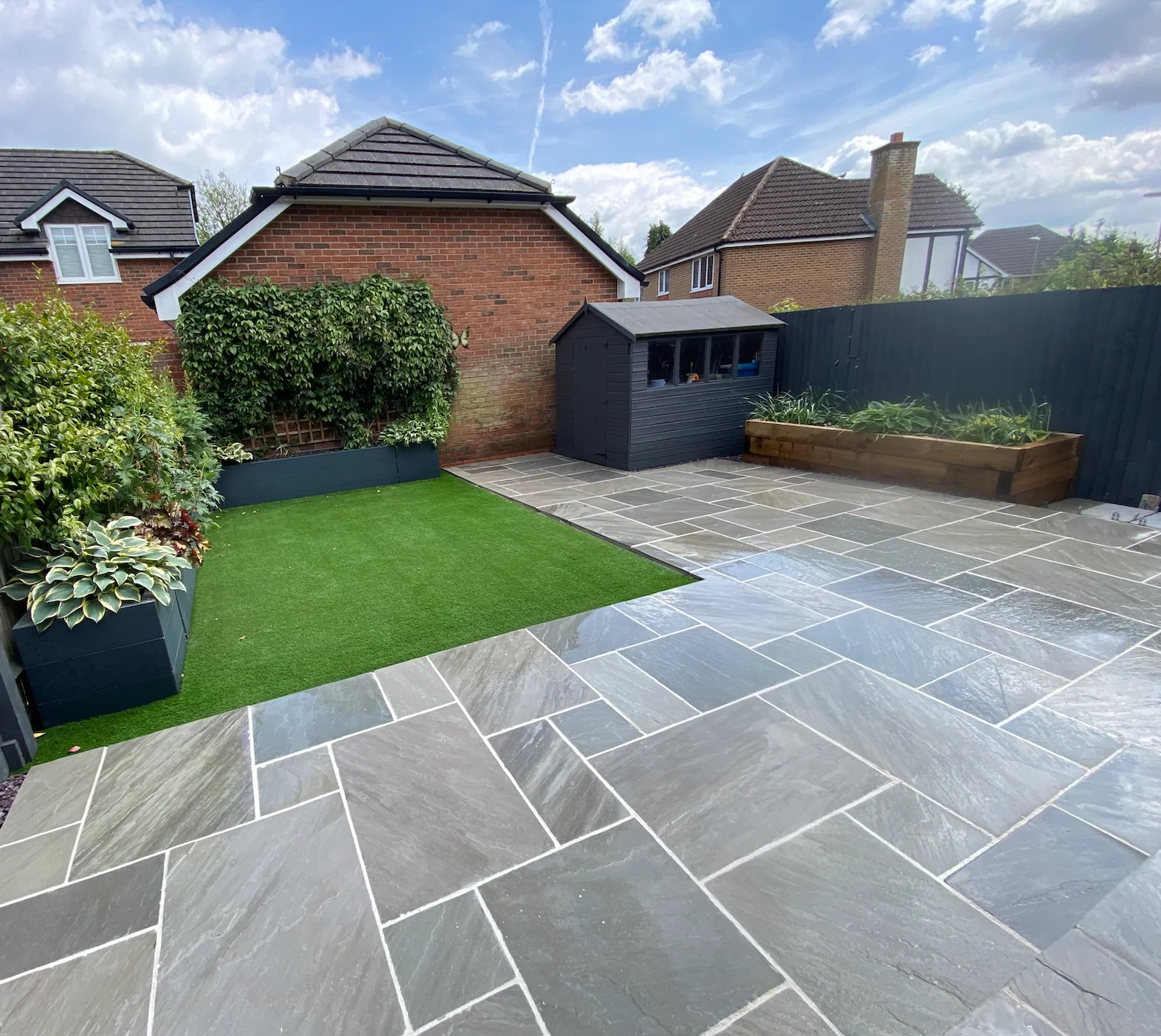 Kandla Grey Sandstone Paving thumbnail 5