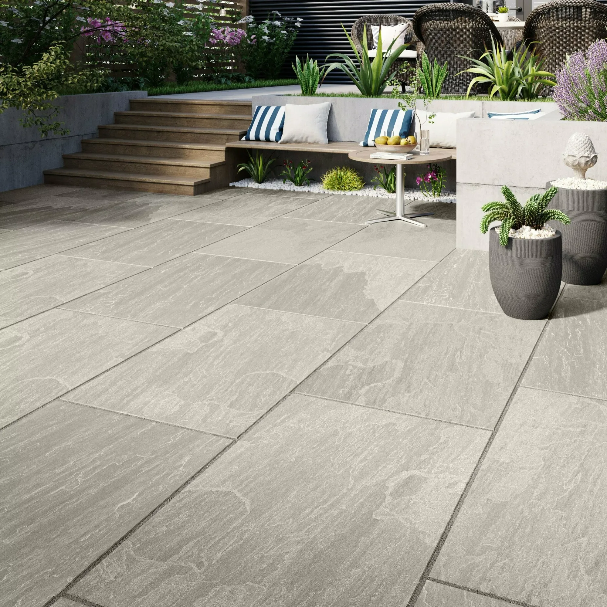 Kandla Grey Porcelain Paving thumbnail 5