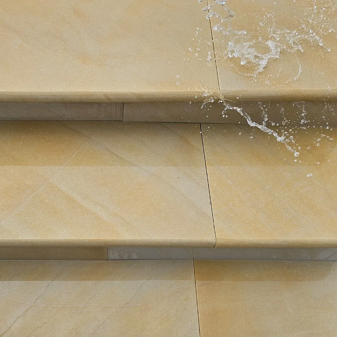 Mint Sandstone Bullnose Steps gallery 2