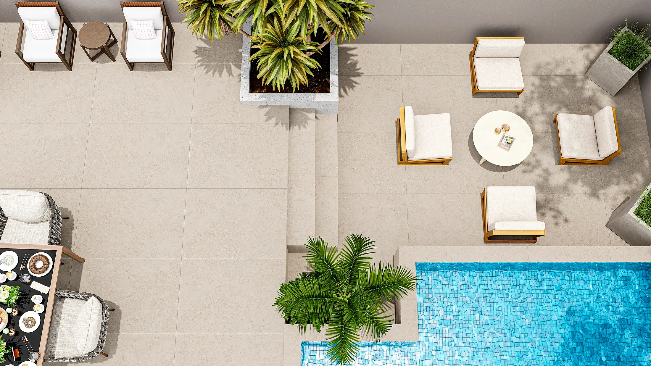 Portico Taupe Porcelain Paving gallery 2
